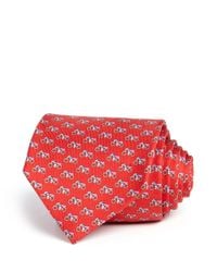 Ferragamo | Red Zonzo Motorcylce Classic Tie for Men | Lyst