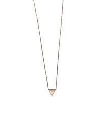 Rebecca Taylor - Metallic Vale Triangle Necklace - Lyst