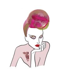 Rarities - Pink Lea Stein Fox Pin - Lyst