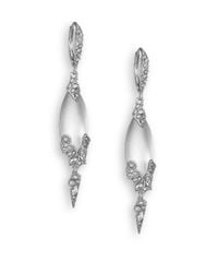 Alexis Bittar | Metallic Lucite Glacial Crystal Marquis Drop Earrings | Lyst