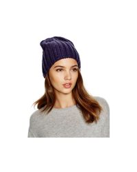 Aqua | Blue Sequin Swirl Slouchy Hat | Lyst