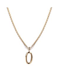 Lulu Frost - Metallic Code Number 14kt #0 Necklace - Lyst
