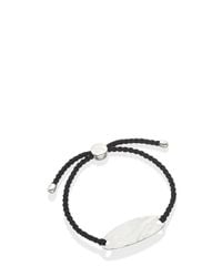 Monica Vinader | Black Bali Friendship Bracelet | Lyst