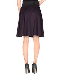 Miss Sixty Purple Knee Length Skirt