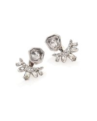 Alexis Bittar | Metallic Embellished Silver-Plated Ear Jackets | Lyst