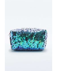 Urban Outers Jaded London Mermaid Sequin Make Up Bag In Blue Lyst Urban Outers