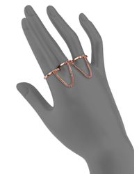 Eddie Borgo | Pink Three-Finger Ring Set | Lyst
