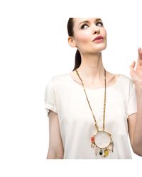 Lulu Frost - Metallic Traveller Multi-Charm Necklace - Lyst