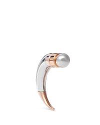 Givenchy | Metallic 'Pearl' Shark Tooth Magnetic Single Earring | Lyst