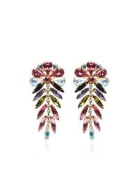 Carole Tanenbaum | Purple Signed Dimartino Originals Multi-colored Rhinestone Earrings | Lyst