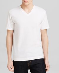 Michael Kors | White Liquid Jersey V-neck Tee for Men | Lyst