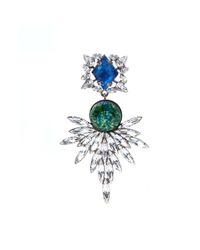 DANNIJO | Green Brianna Earrings | Lyst