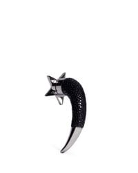 Givenchy | Metallic Shagreen Shark Star Single Earring | Lyst
