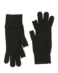Rick Owens | Blue Knitted Wool Gloves | Lyst