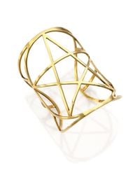 Pamela Love | Metallic Mini Pentagram Cuff Bracelet | Lyst