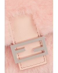 Fendi Micro Baguette Shearling Fendi Micro Baguette Shearling