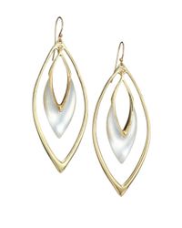 Alexis Bittar | Metallic Lucite Orbit Drop Earrings/silver | Lyst