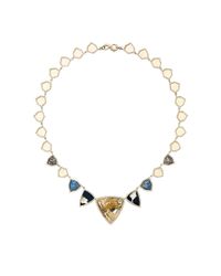 Monique Péan | Multicolor One Of A Kind Fossilized Walrus and Dinosaur Bone Necklace | Lyst