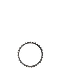 Maria Black | Black 'ww' Cog Ring | Lyst