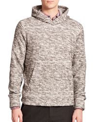 Vince | Gray Marled Hoodie for Men | Lyst