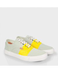 Paul Smith | Women'S Mint Green And Yellow 'Balfour' Trainers | Lyst