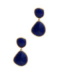 Monica Vinader | Blue Siren Lapis Earrings | Lyst
