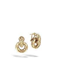 John Hardy | Metallic Kali Small Door Knocker Earrings | Lyst