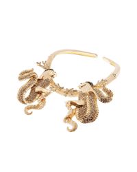 Mary Katrantzou | Metallic Octafish Necklace Nude | Lyst