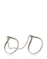 Elise Dray | Metallic Coachella Double Ring | Lyst
