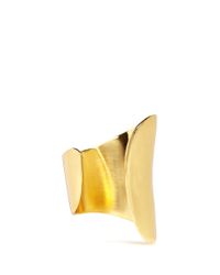 Maiyet | Metallic Asymmetric 18k Gold Plated Cuff | Lyst