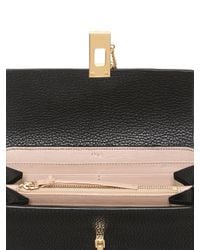 Chloé | Black Nappa Leather Wallet With Flap | Lyst