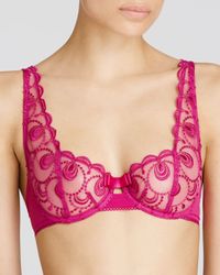 Passionata | Pink Bra - Glamorous Unlined Underwire Demi #5415 | Lyst