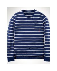 Polo Ralph Lauren | White Striped Cotton Jersey T-shirt for Men | Lyst