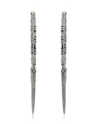Stephen Webster | Black Bona Fide Swinging Hoop Earrings | Lyst