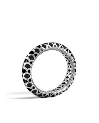 John Hardy | Black Legends Naga Slim Flex Cuff | Lyst