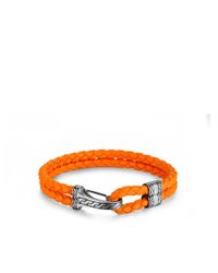 John Hardy | Orange Classic Chain Hook Station Bracelet for Men | Lyst