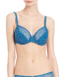 Chantelle | Blue Merci Underwire Bra | Lyst