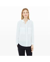 Club Monaco | White Mekkie Arrow Print Shirt | Lyst