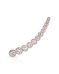 Anne Sisteron - Pink 14kt Rose Gold Diamond Luxe Shooting Star Ear Cuff - Lyst