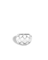 John Hardy | White Legends Naga Dome Ring | Lyst
