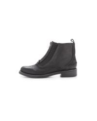 designer flat booties