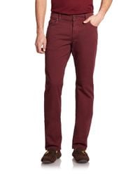 Ferragamo | Red Straight-leg Jeans for Men | Lyst