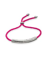 Monica Vinader | Pink Esencia Friendship Bracelet | Lyst
