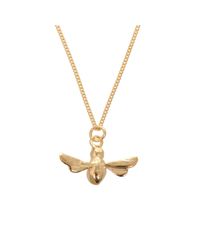 By Emily - Metallic Gold Bumblebee Necklace - Lyst