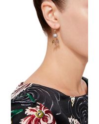 Daniela Villegas | Metallic 18k Gold And South Sea Pearl Khepri Fairy Earrings | Lyst