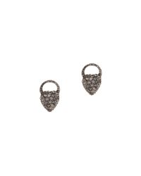 Lulu Frost - Gray Blackheart Stud - Lyst