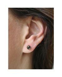 Spectrum | Black Pyrite Studs | Lyst