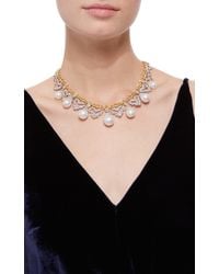 Buccellati | White Pearl And Diamond Necklace | Lyst