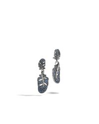 John Hardy | Black Classic Chain Earrings | Lyst