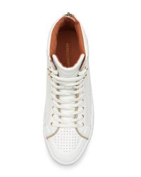 Rebecca Minkoff | White Perforated Sandi Sneaker | Lyst